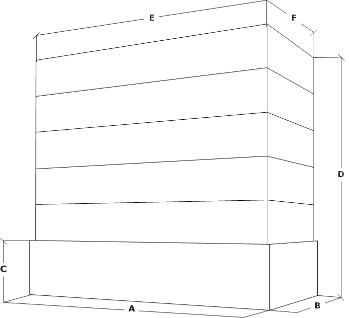 Measurements for box-hood-with-shiplap-&-walnut-band